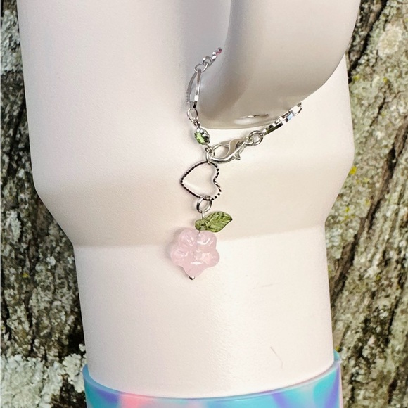 Floral Stanley Cup Accessories Floral Stanley Charm Floral Tumbler Charm - Picture 7 of 13